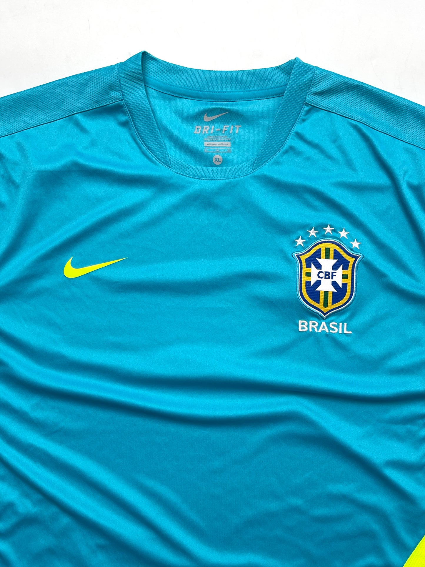 NIKE BRAZIL 2012-13 FOOTBALL TRAINING JERSEY