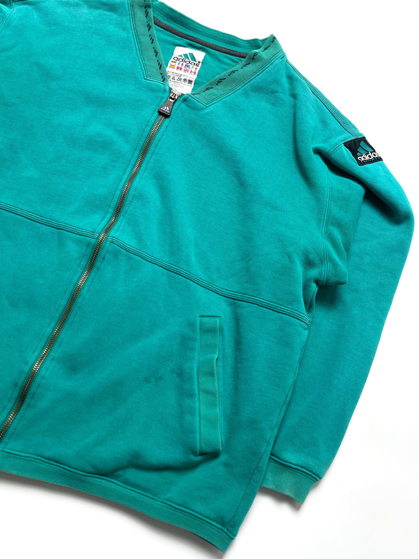 ADIDAS EQUIPMENT VINTAGE FULL ZIP SWEATSHIRT
