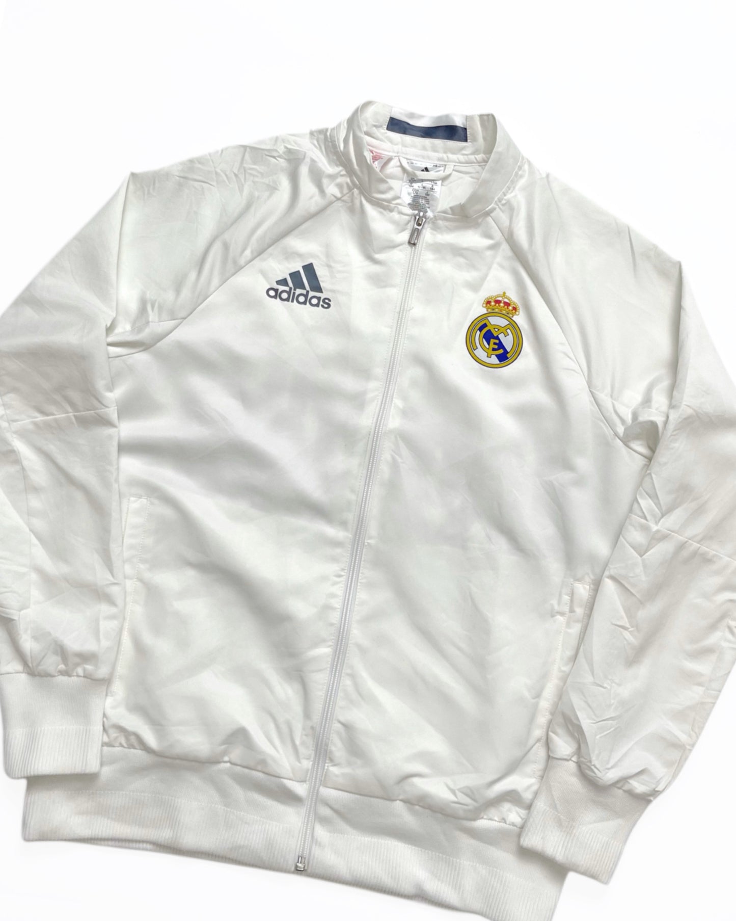 ADIDAS REAL MADRID 2016/17 ANTHEM WHITE TRACKJACKET