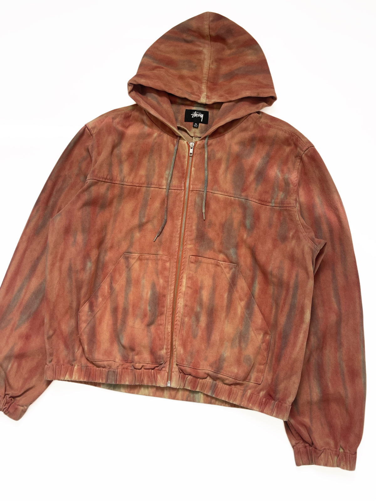 STUSSY DYED WORK JACKET - RUST