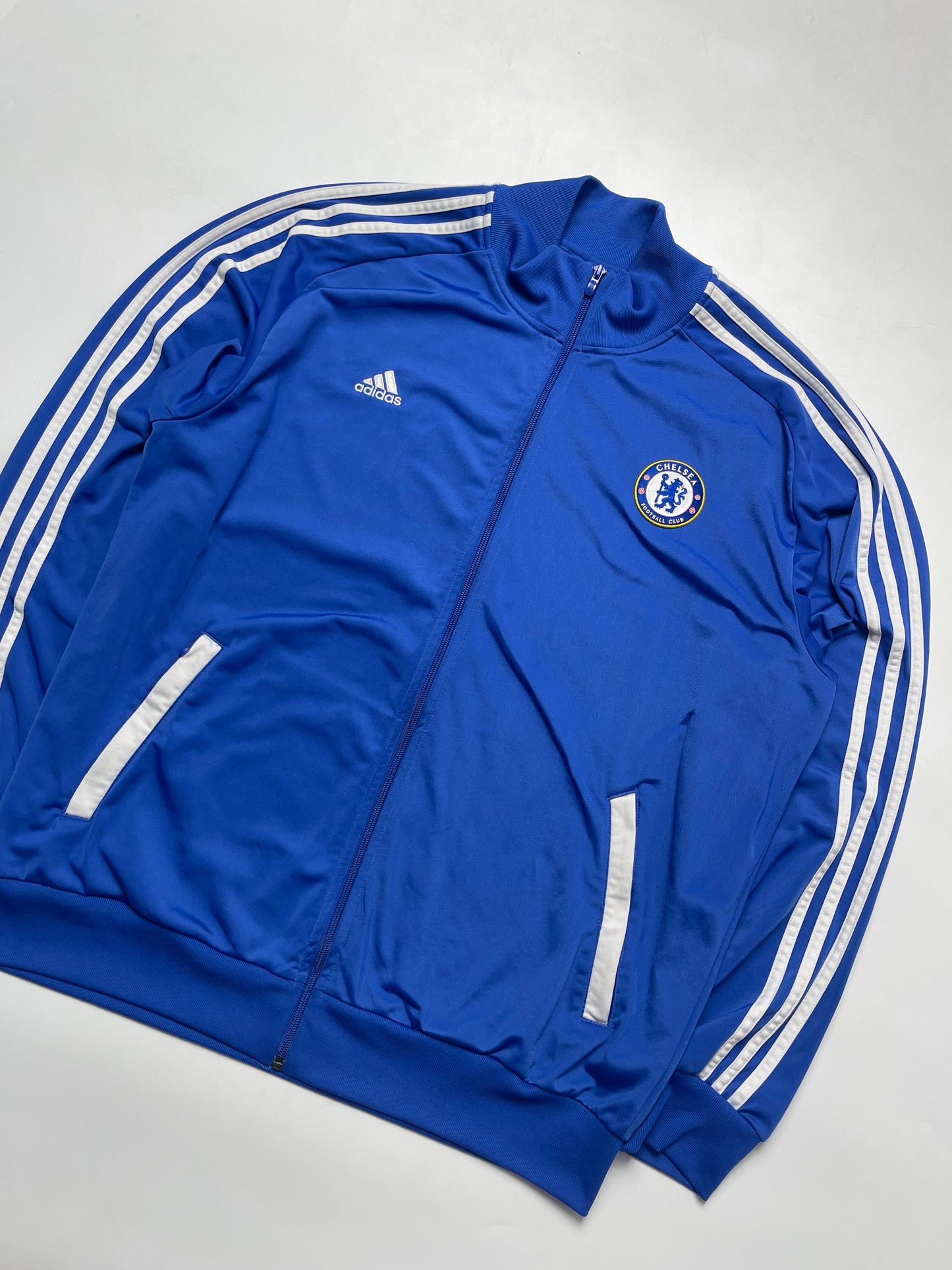 ADIDAS CHELSEA FC 2011-12 BLUE TRACKJACKET