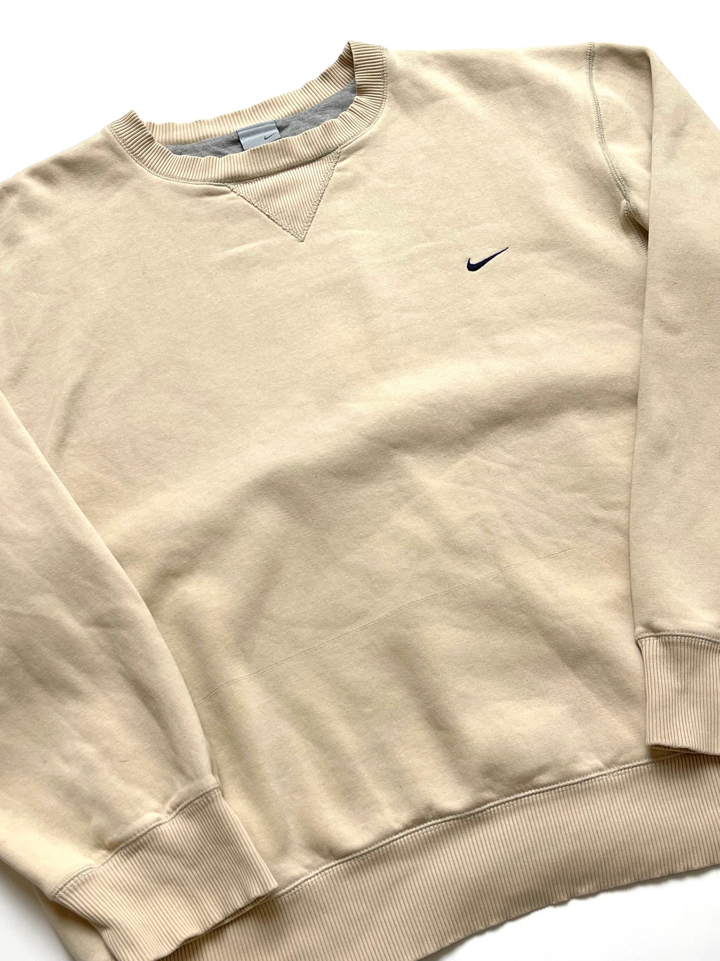 NIKE EARLY 2000s BEIGE SWEATSHIRT