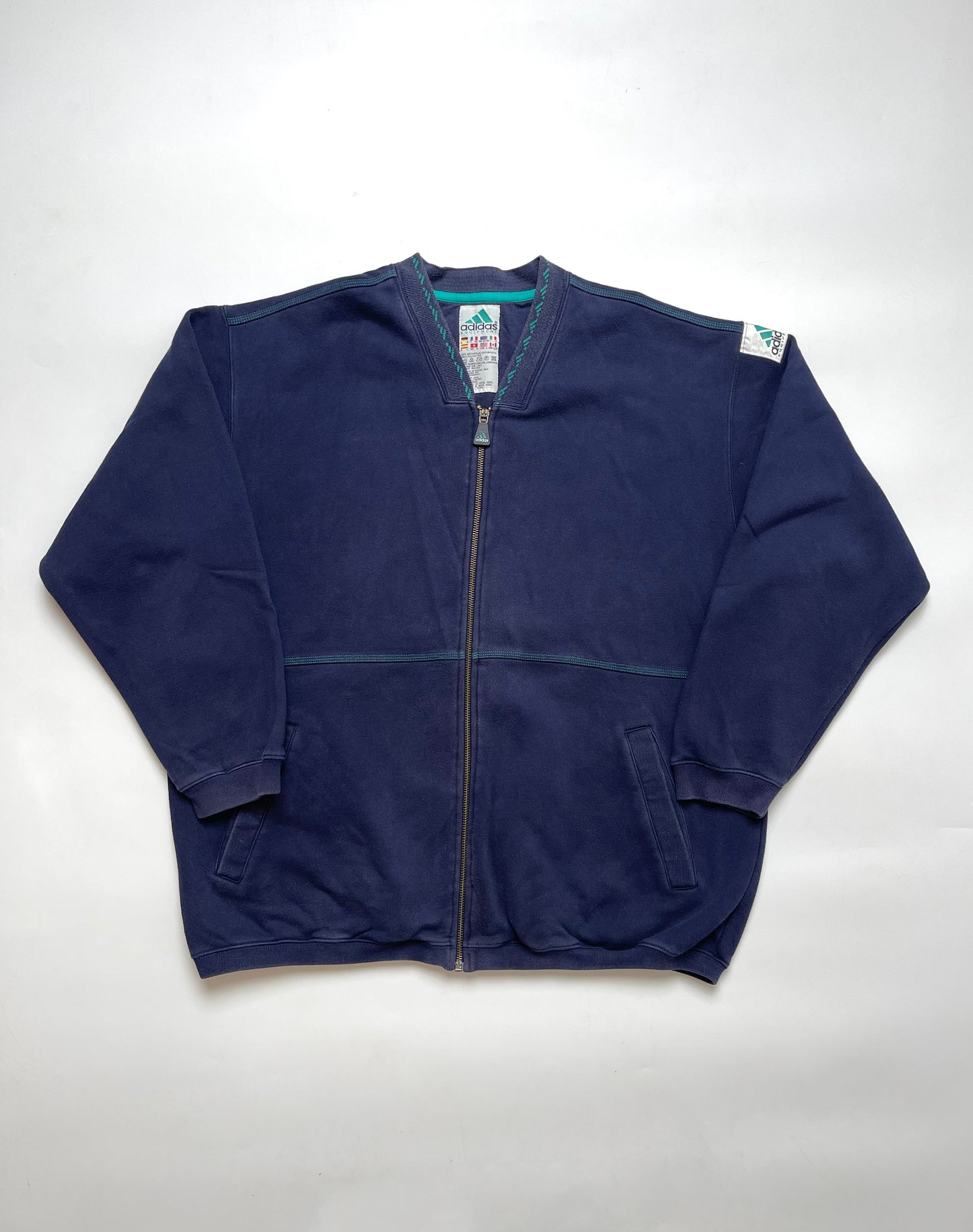 ADIDAS EQUIPMENT VINTAGE HALF ZIP SWEATSHIRT