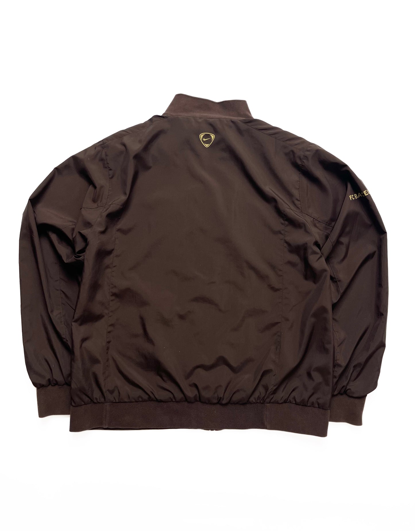 NIKE FC BARCELONA 2009-10 BROWN TRACKJACKET