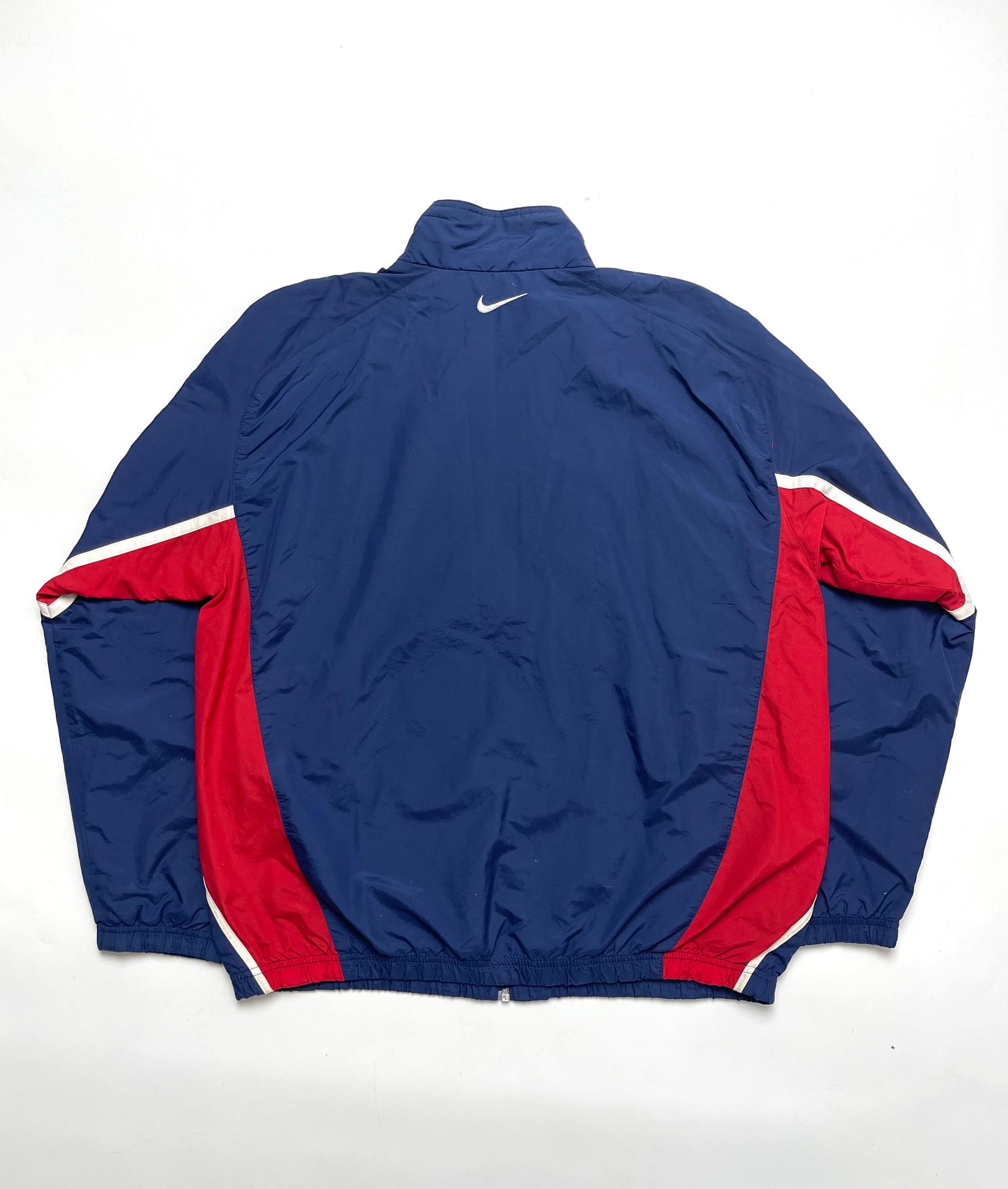 NIKE TOTAL 90 EARLY 2000s EMBROIDERED LIGHTWEIGHT FULL ZIP TRACKJACKET