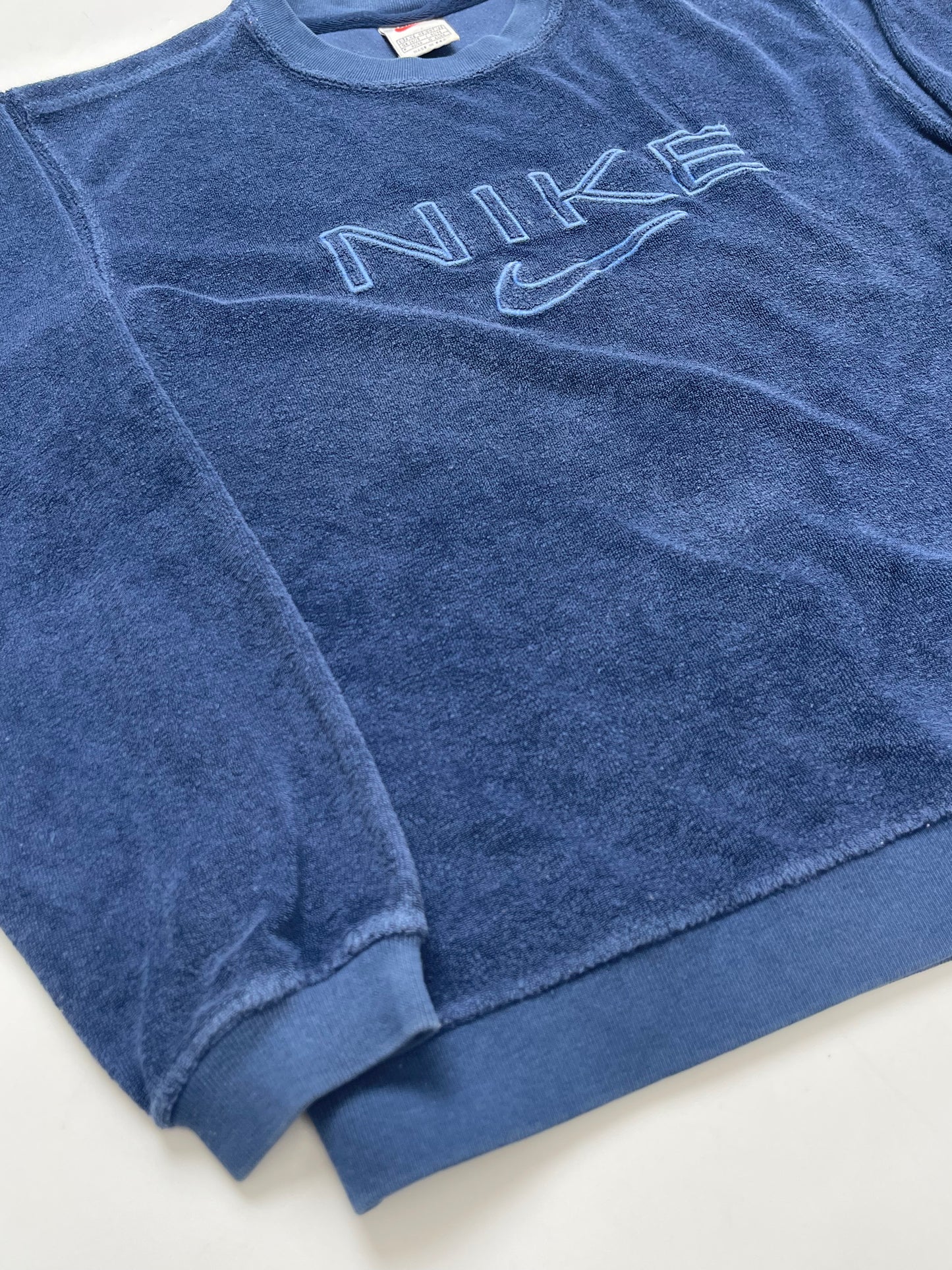 NIKE LATE 1990s BLUE FLEECE SWEATSHIRT