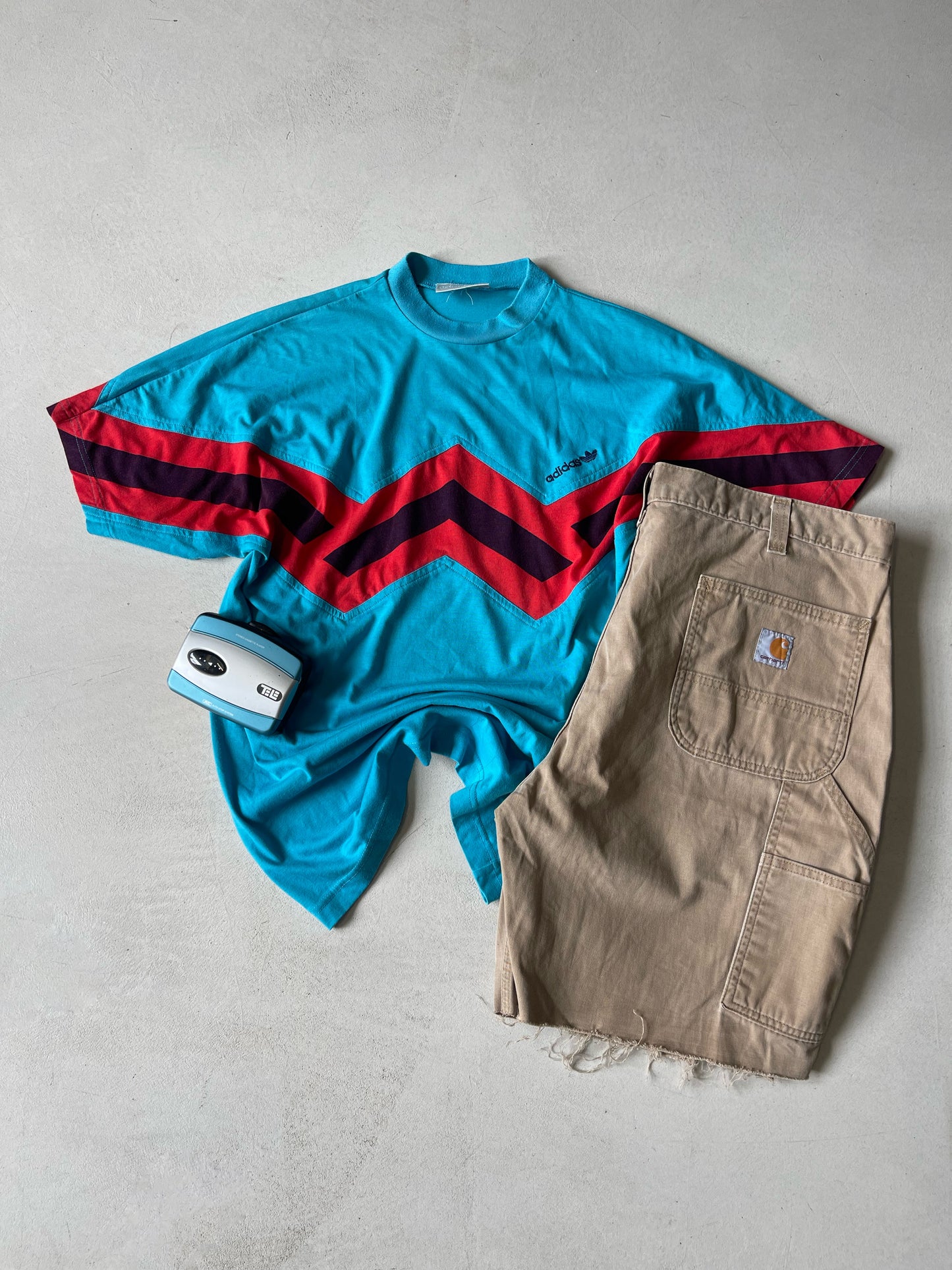 ADIDAS 90s ZIG ZAG RETRO T-SHIRT