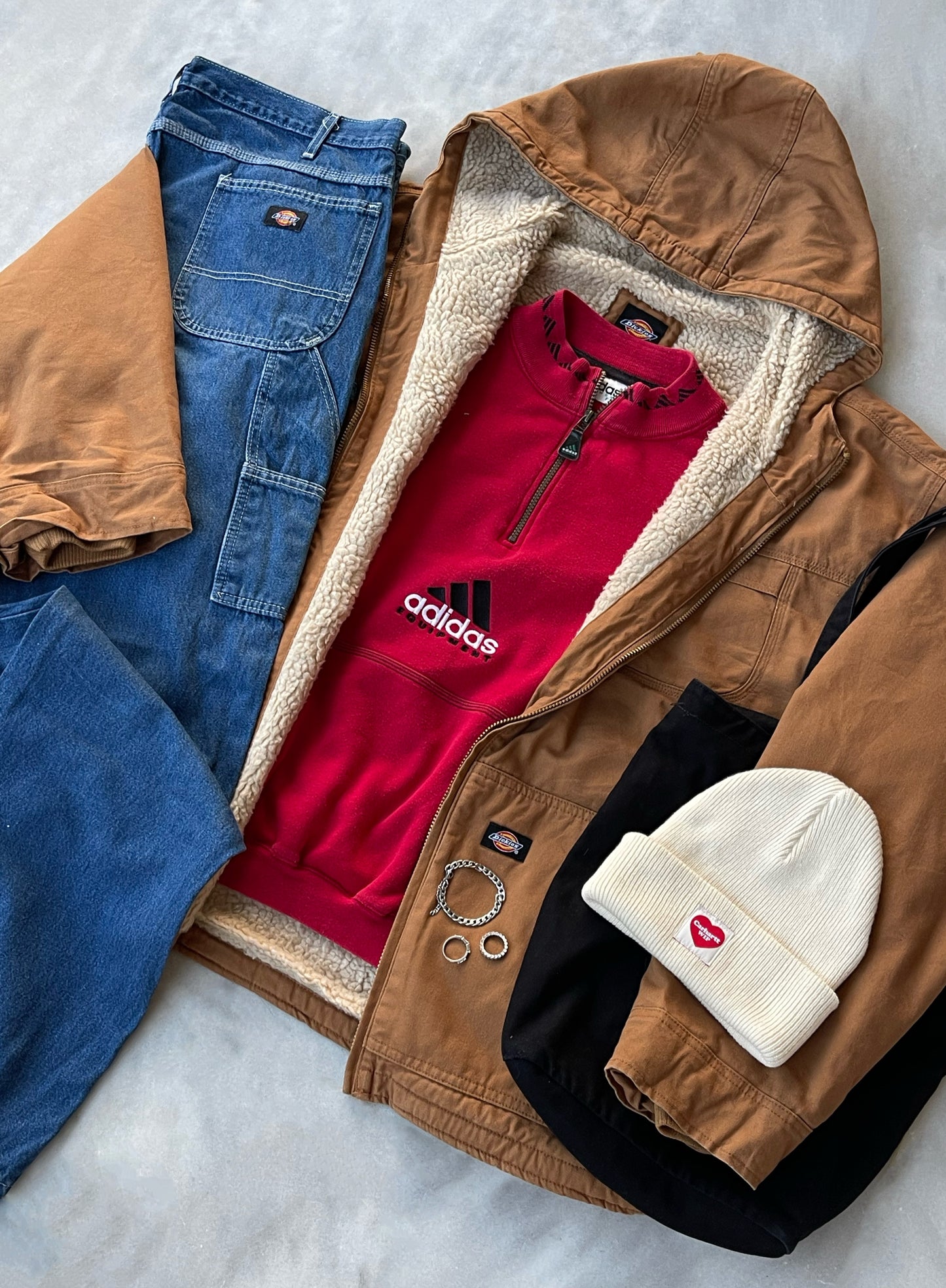 DICKIES DENIM WORKWEAR CARPENTER PANTS