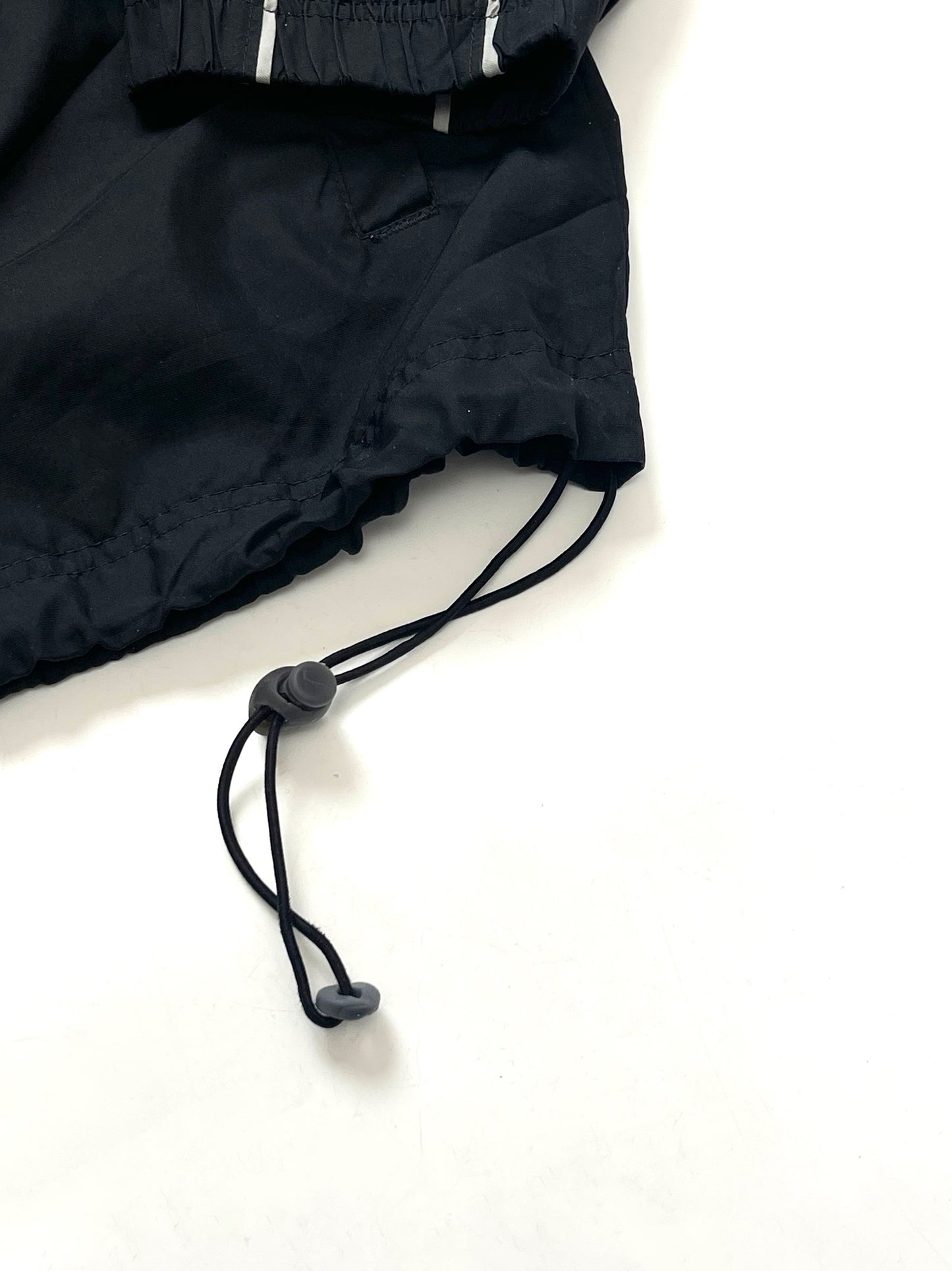 NIKE EARLY 2000s BLACK WINDBREAKER JACKET