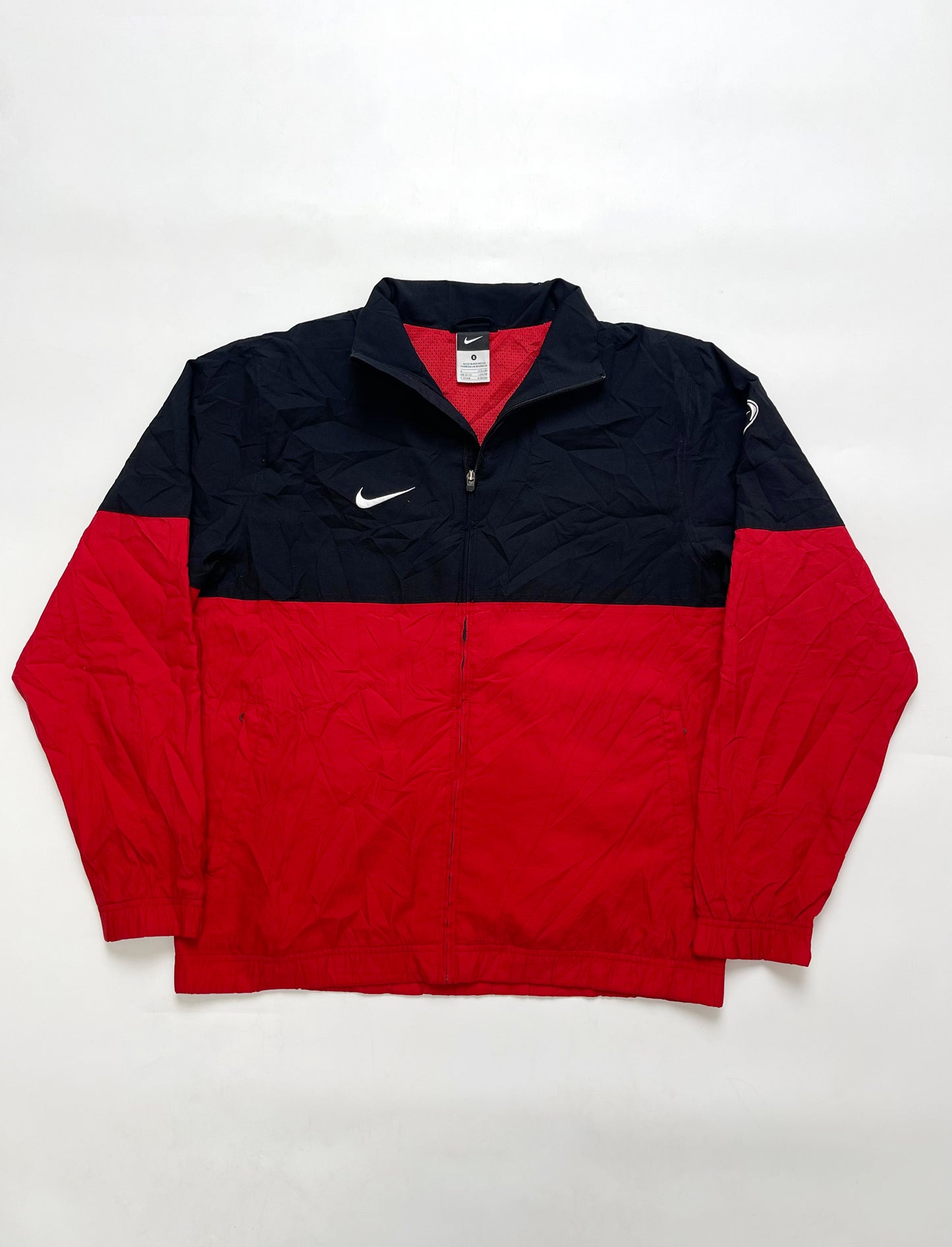 NIKE EARLY 2010s RED BLACK TRACKJACKET
