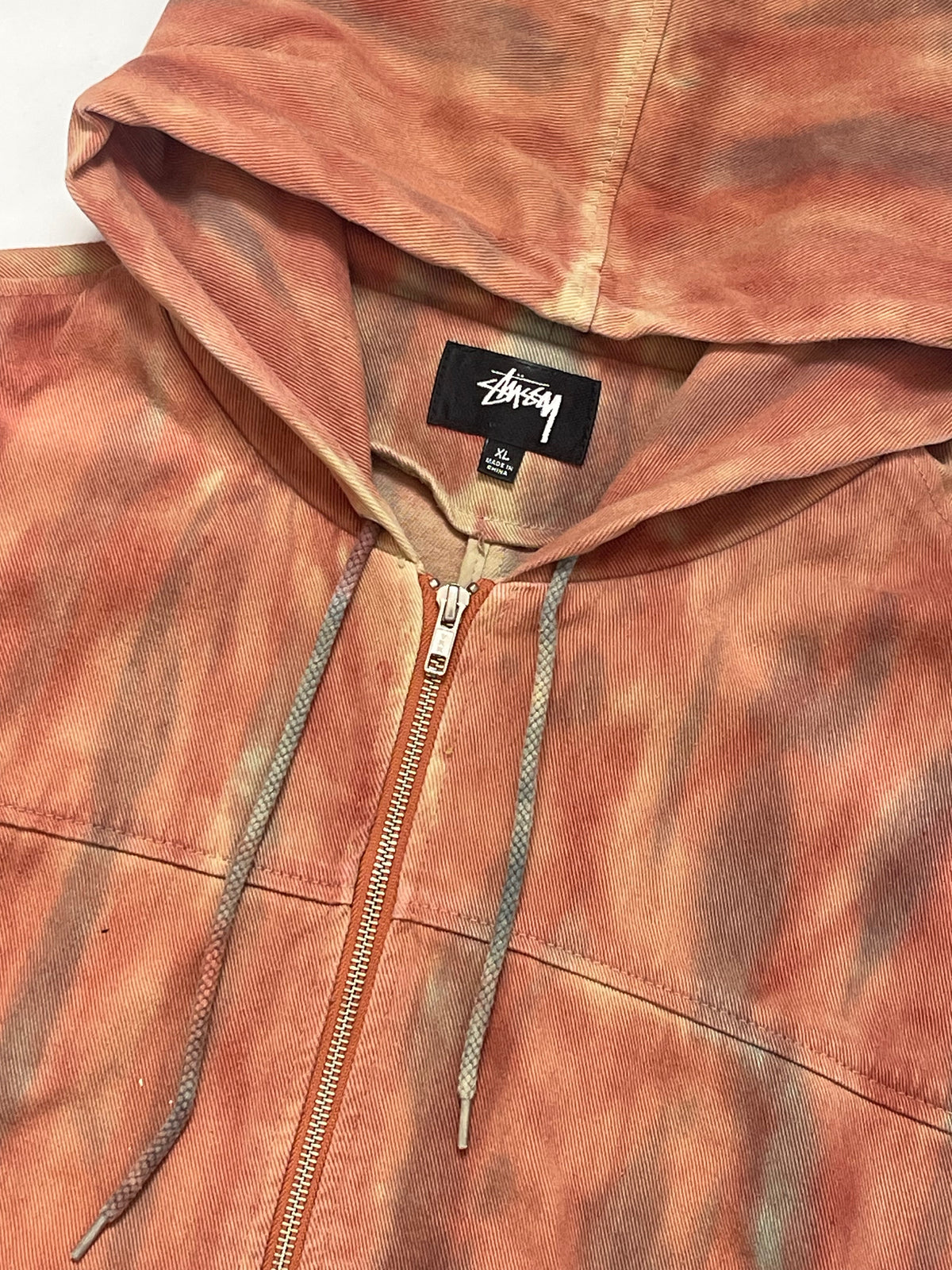 STUSSY DYED WORK JACKET - RUST