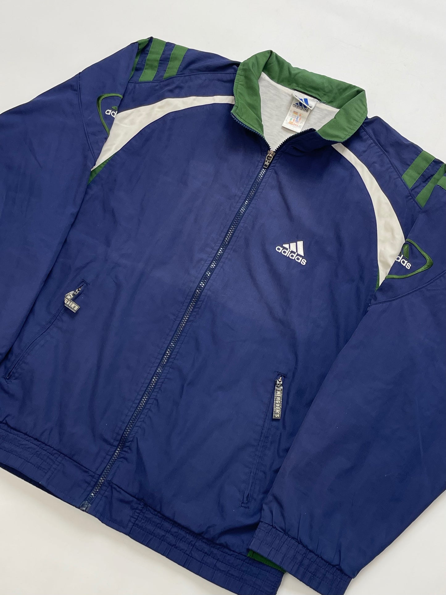 ADIDAS 1999 BLUE-GREEN TRACKJACKET