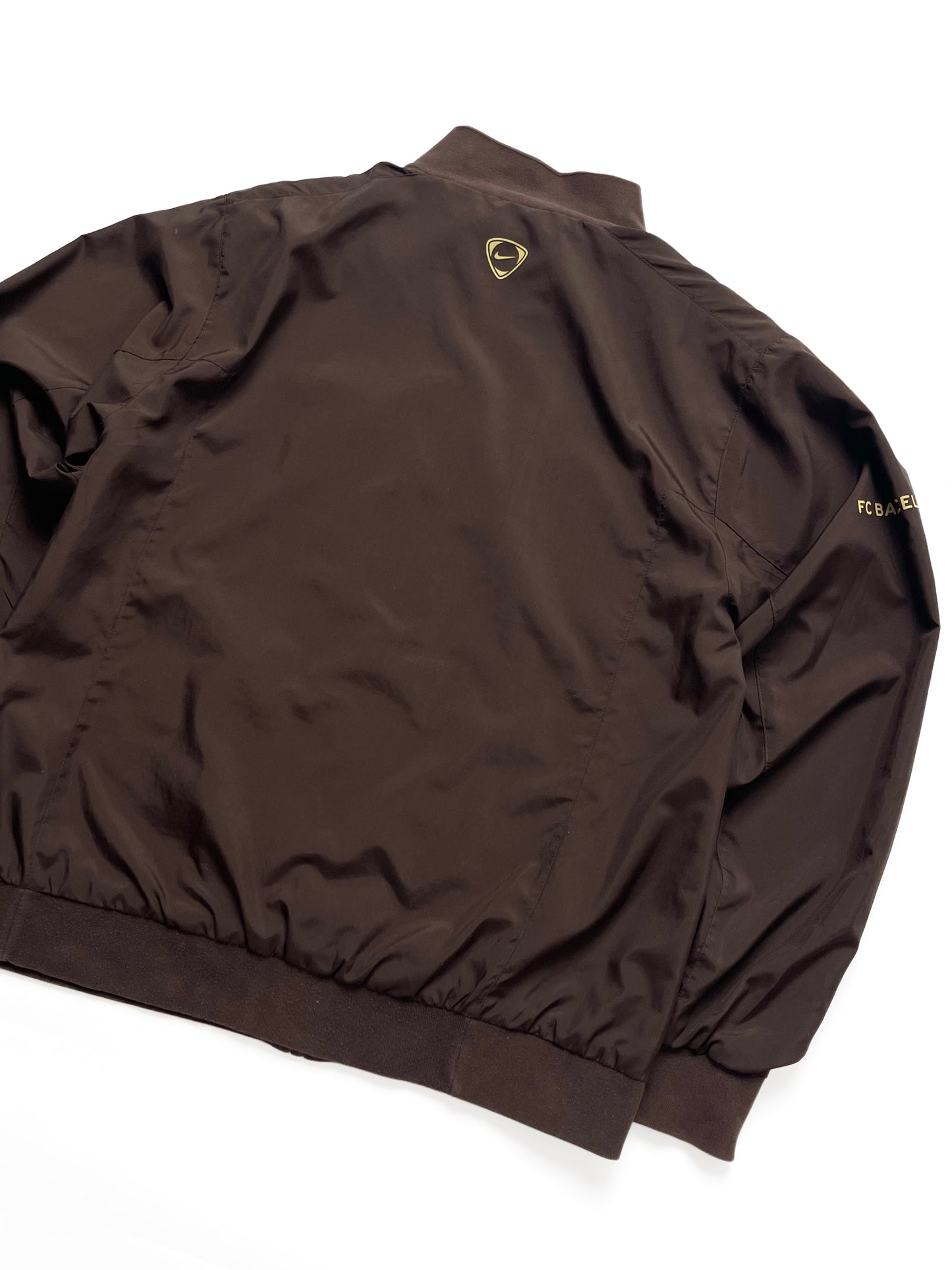 NIKE FC BARCELONA 2009-10 BROWN TRACKJACKET
