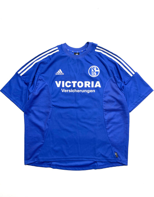 ADIDAS 2002-04 SCHALKE HOME FOOTBALL JERSEY