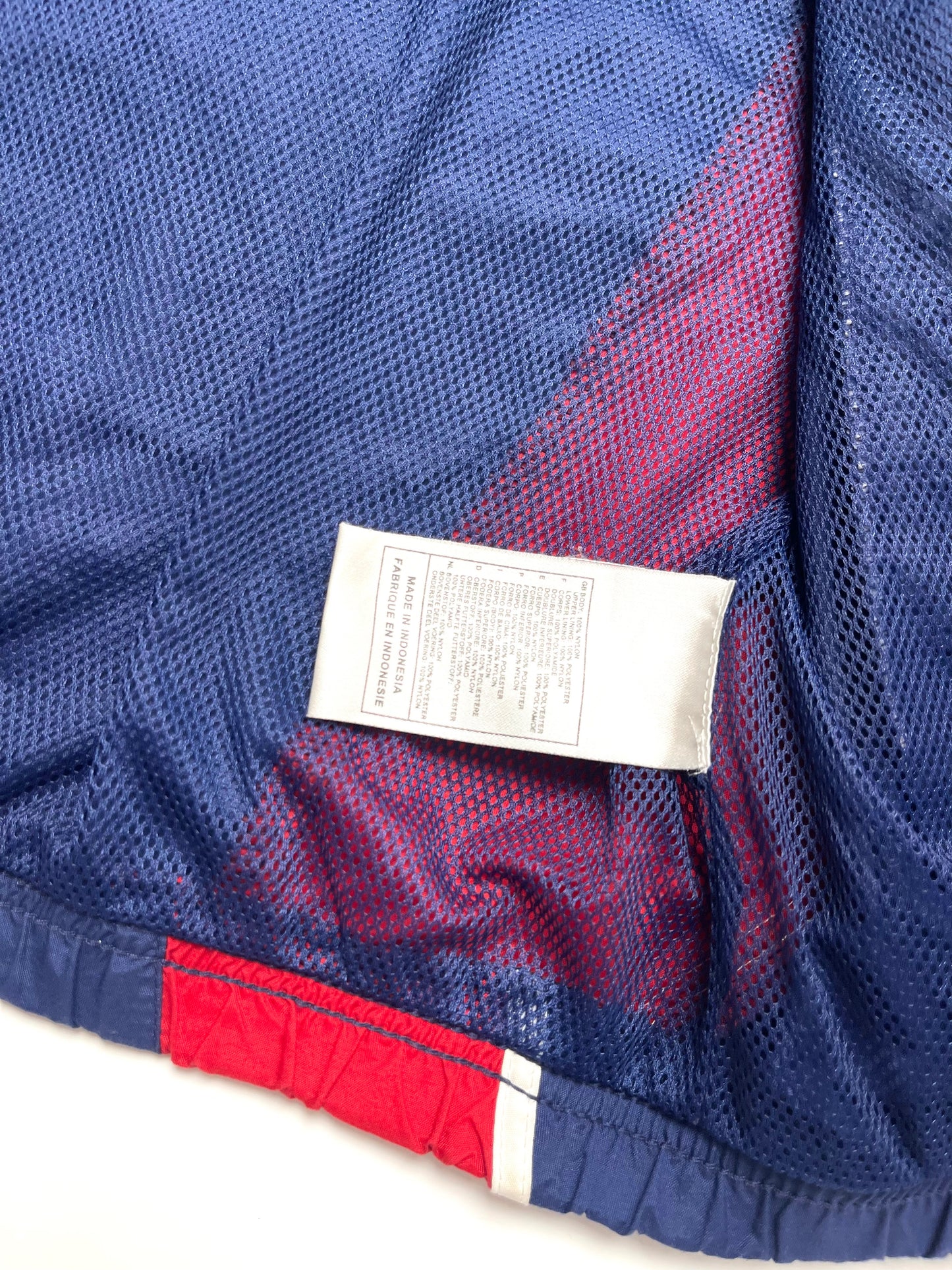 NIKE TOTAL 90 EARLY 2000s EMBROIDERED LIGHTWEIGHT FULL ZIP TRACKJACKET