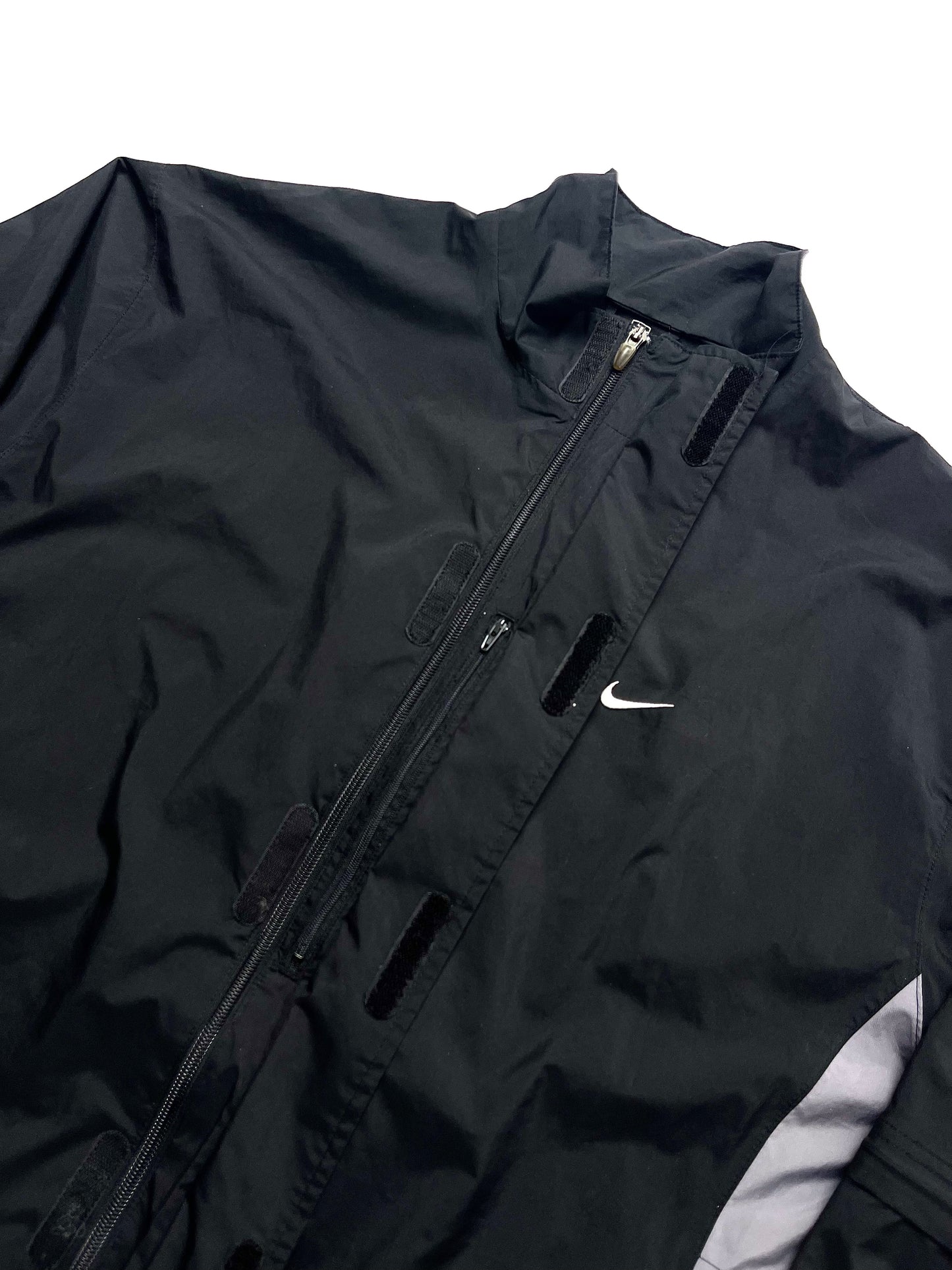 NIKE GOLF EARLY 2000s BLACK FIT-STORM WINDBREAKER JACKET