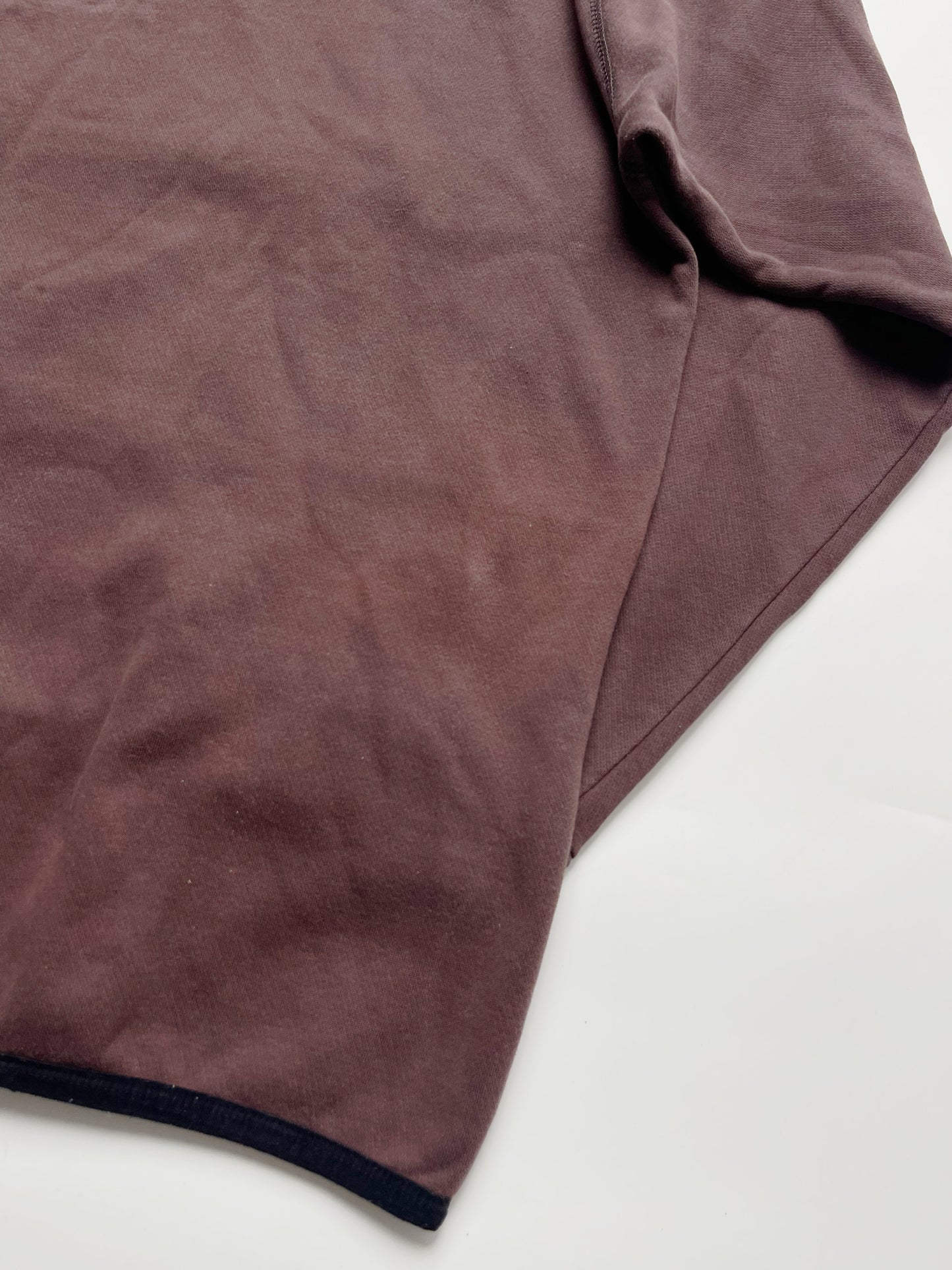 NIKE EARLY 2000s BROWN TECHNICAL EMBROIDERED SPELLOUT CREWNECK SWEATSHIRT