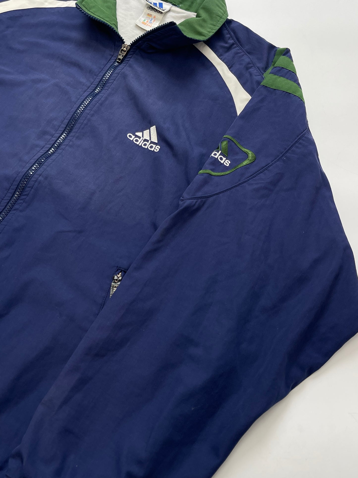 ADIDAS 1999 BLUE-GREEN TRACKJACKET
