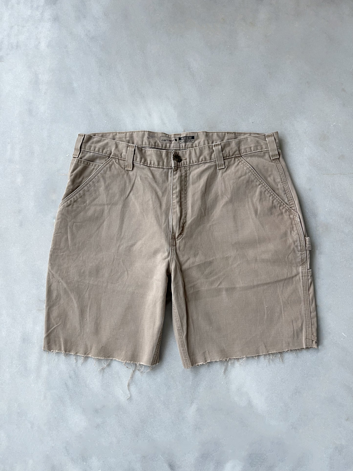CARHARTT BEIGE JORTS