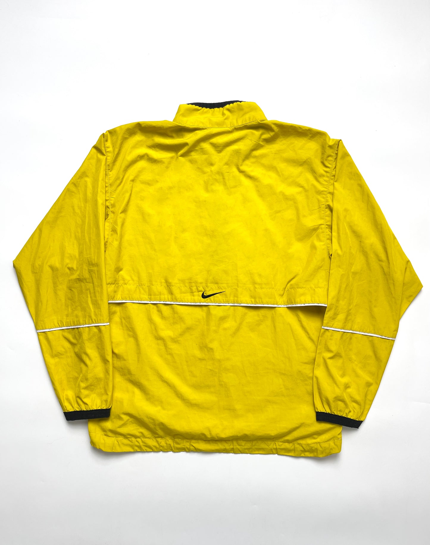 NIKE VINTAGE 1990s YELLOW QUARTER ZIP WINDBREAKER