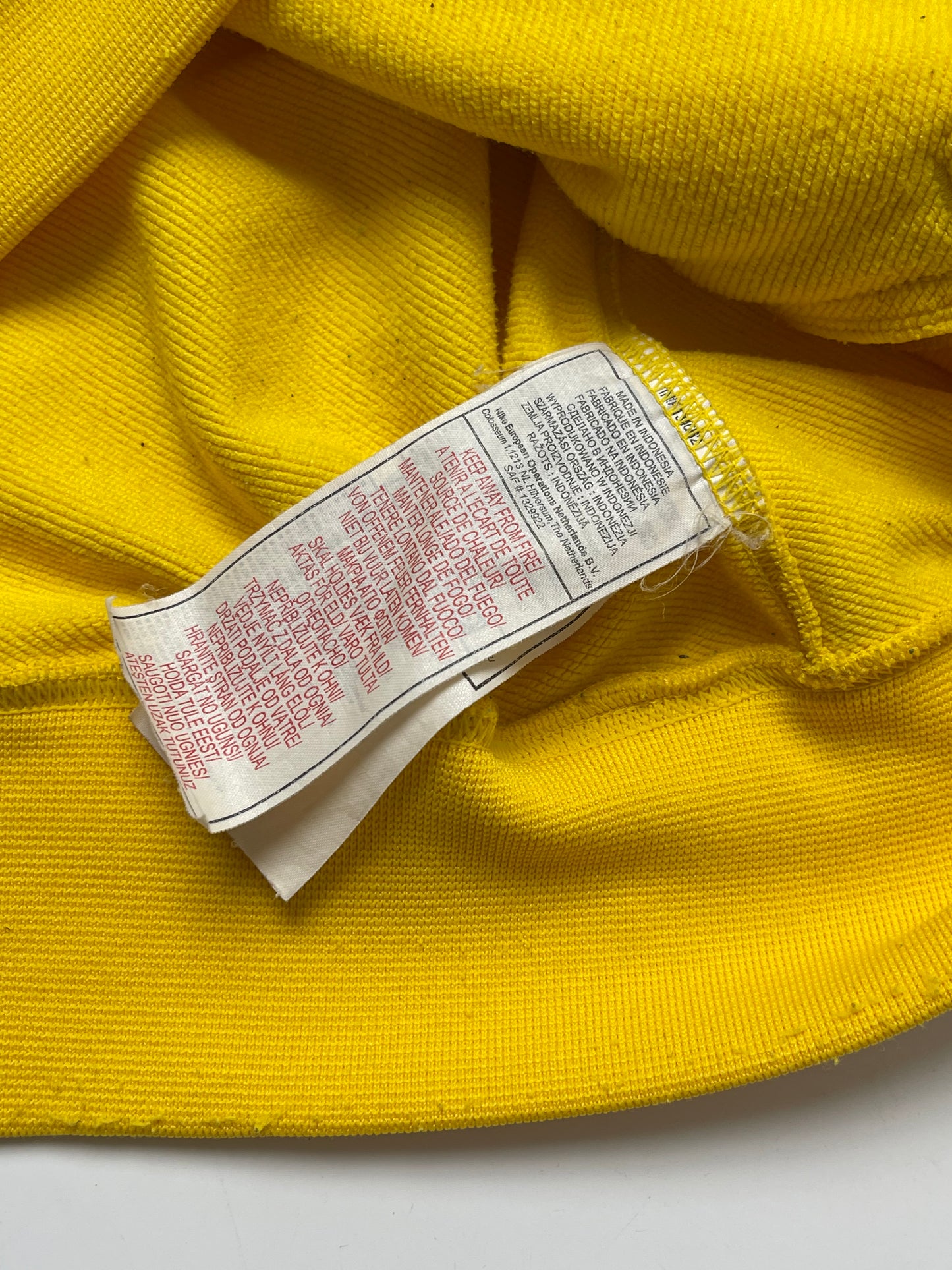 NIKE BRAZIL VINTAGE YELLOW TRACKJACKET