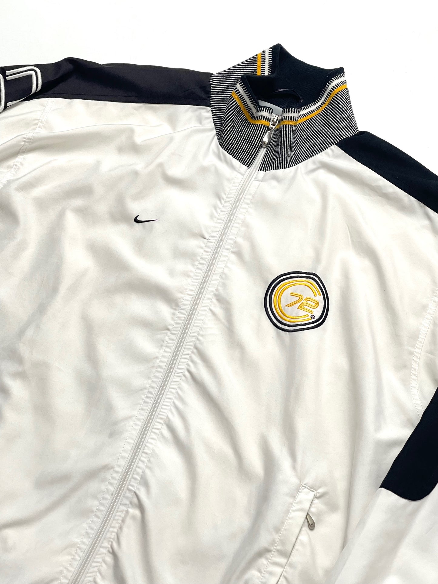 NIKE EARLY 00s CORTEZ 72 WHITE TRACKJACKET