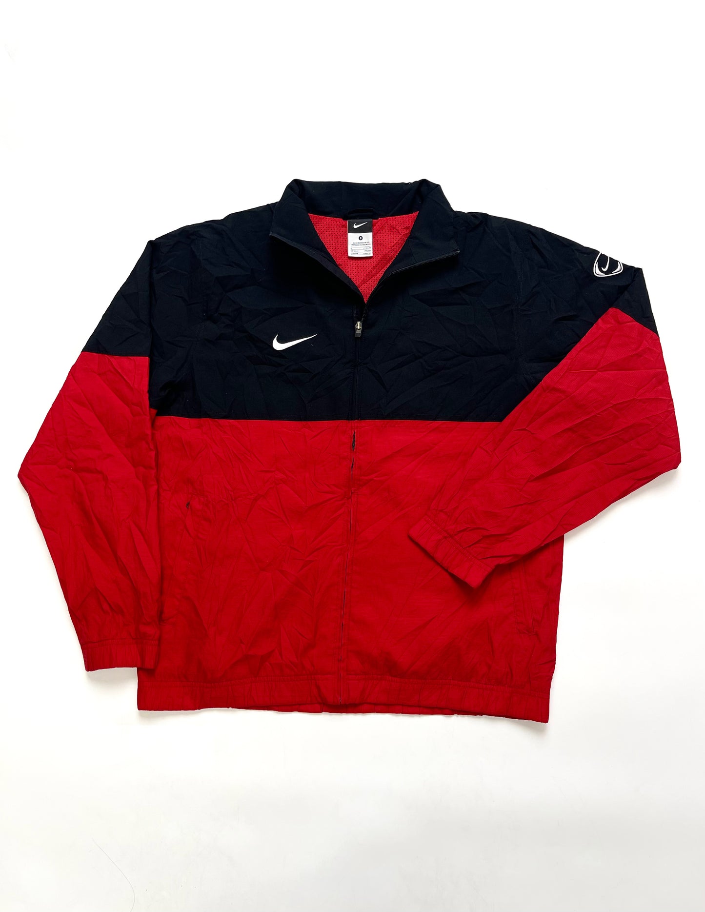 NIKE EARLY 2010s RED BLACK TRACKJACKET