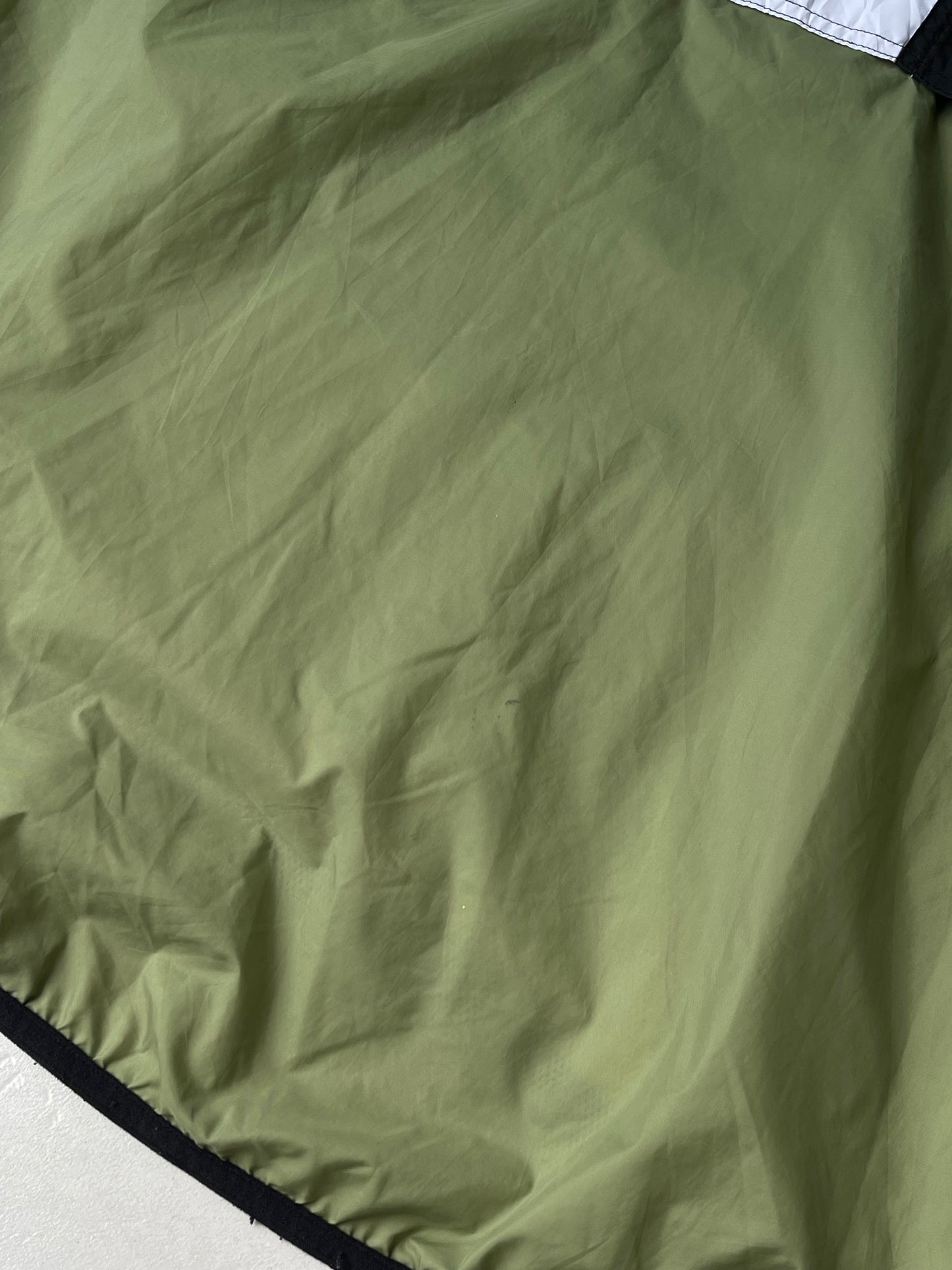 NIKE VINTAGE 1/4 ZIP WINDBREAKER BLACK/GREEN