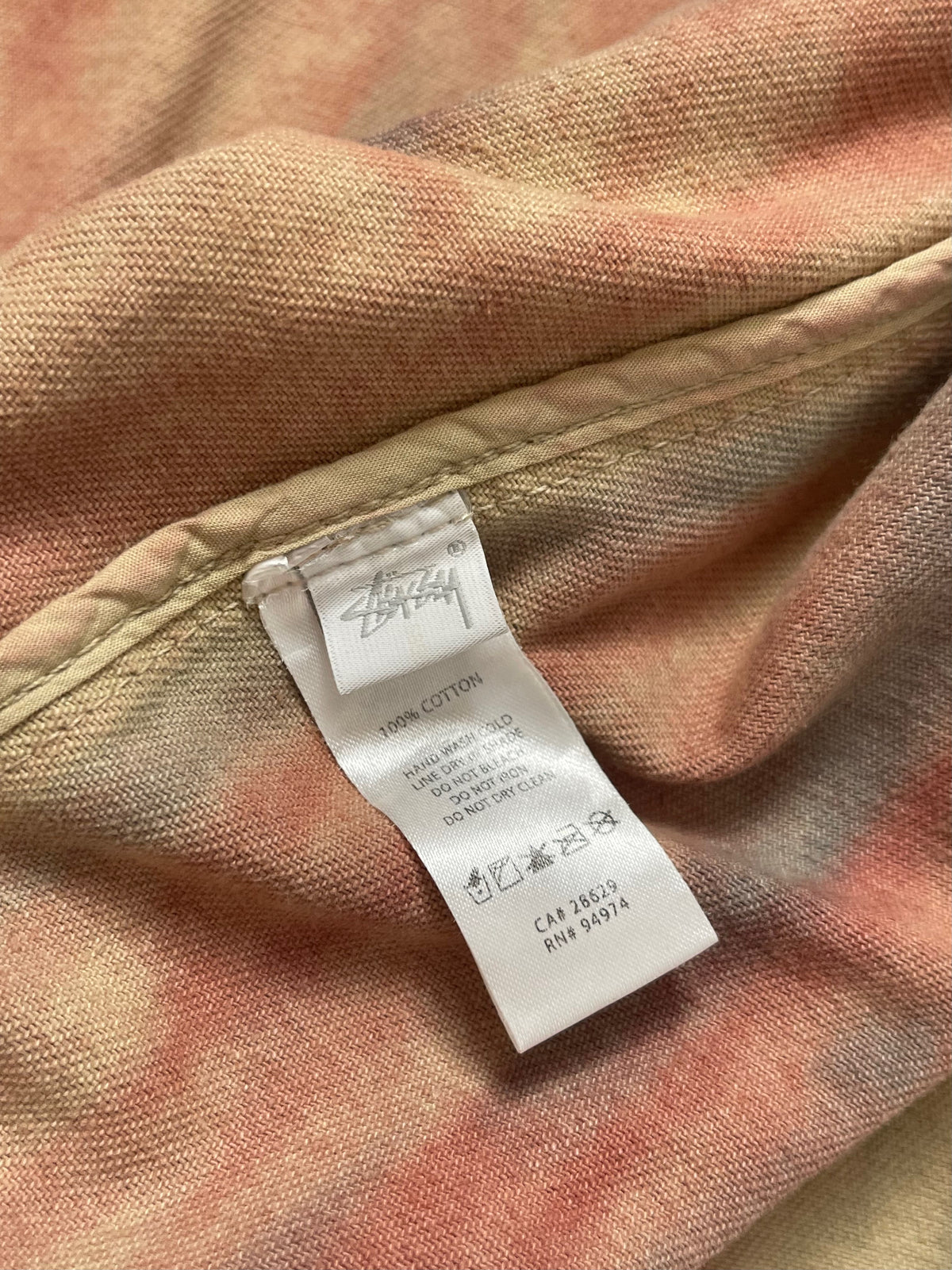 STUSSY DYED WORK JACKET - RUST