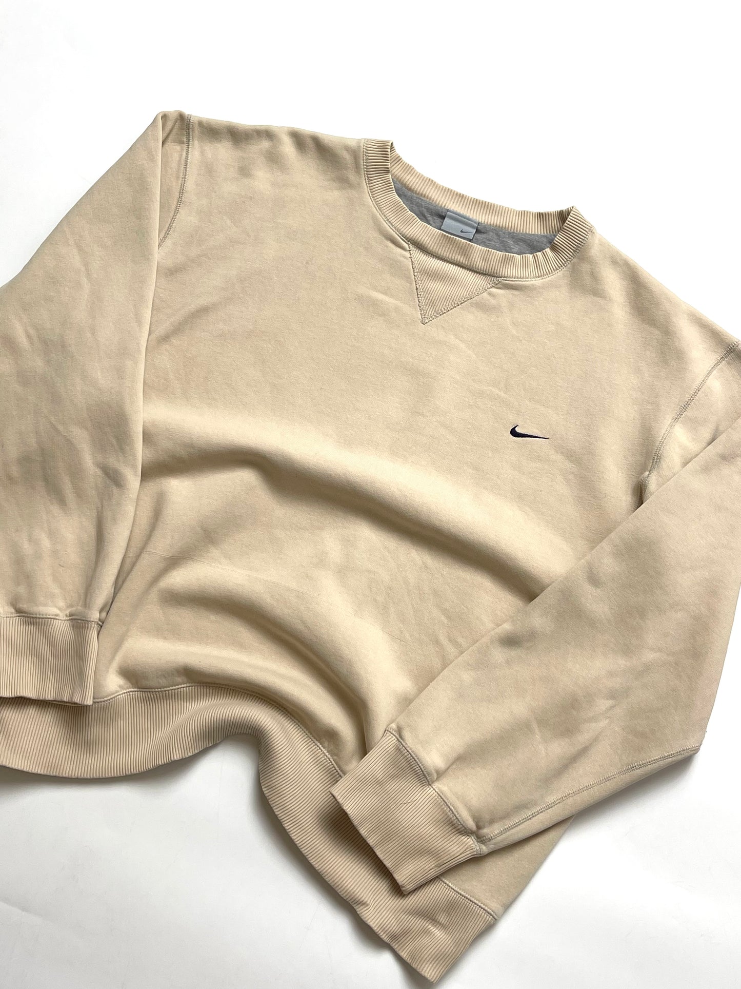 NIKE EARLY 2000s BEIGE SWEATSHIRT