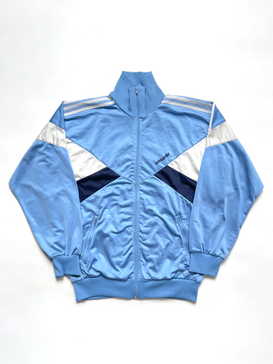 ADIDAS 1990s BLUE ZIP TRACKJCAKET
