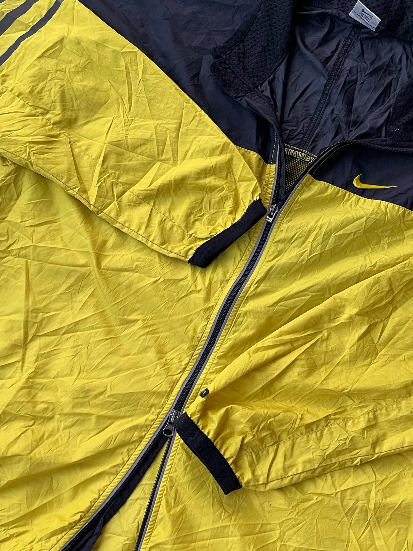 NIKE 1990s YELLOW BLACK WINDBREAKER JACKET